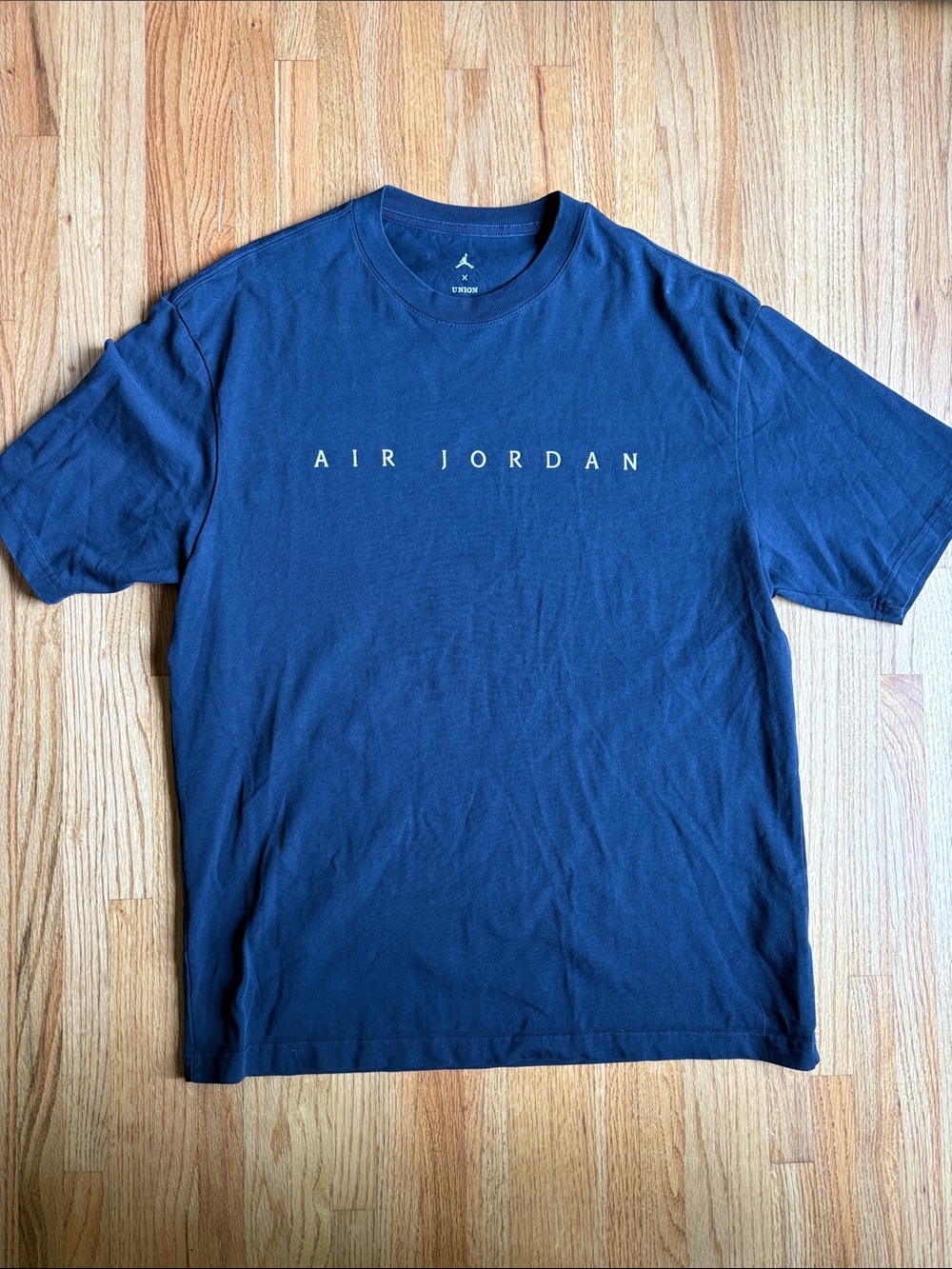 Jordan x Union large Navy Short-Sleeve T-shirt